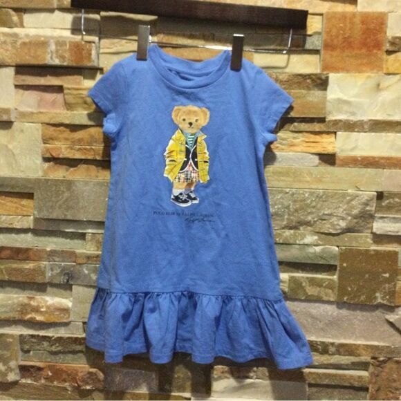 POLO RALPH LAUREN Teddy bear print Cotton Dress - Picture 3 of 11